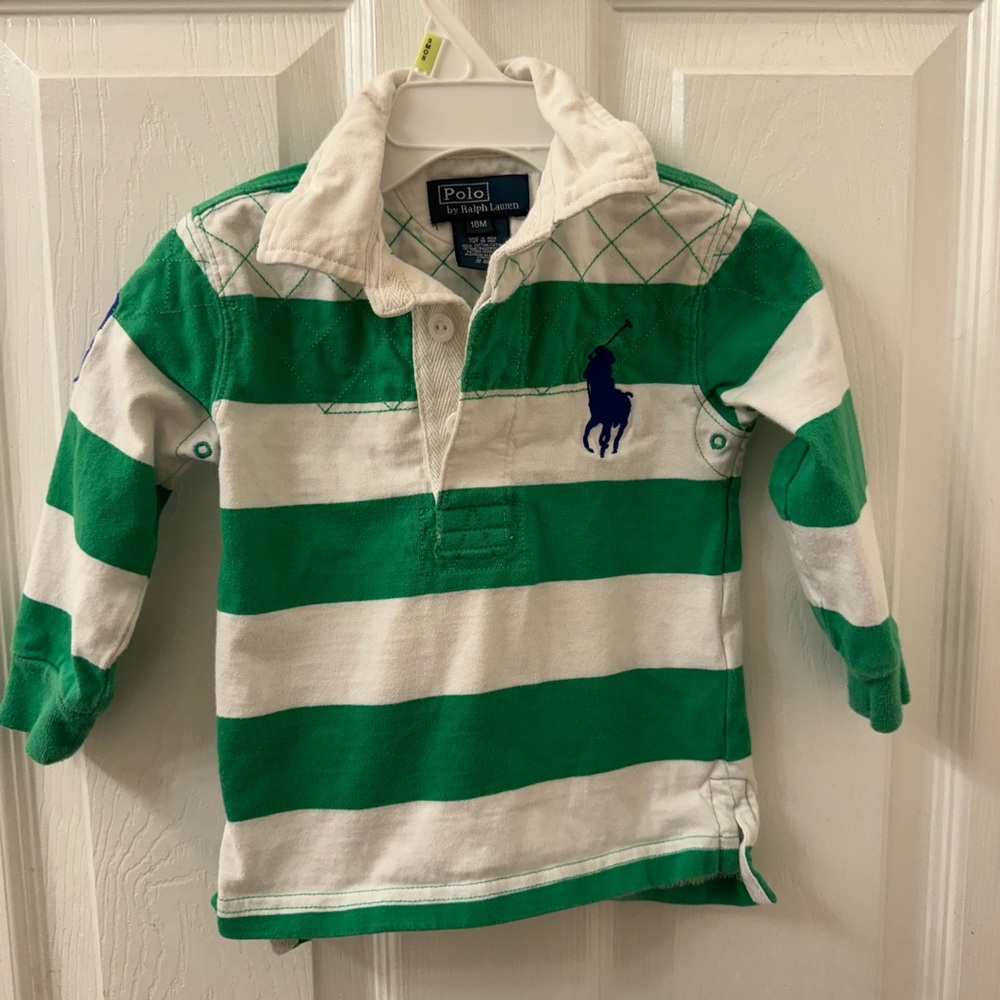 Polo by Ralph Lauren 18m long sleeve polo